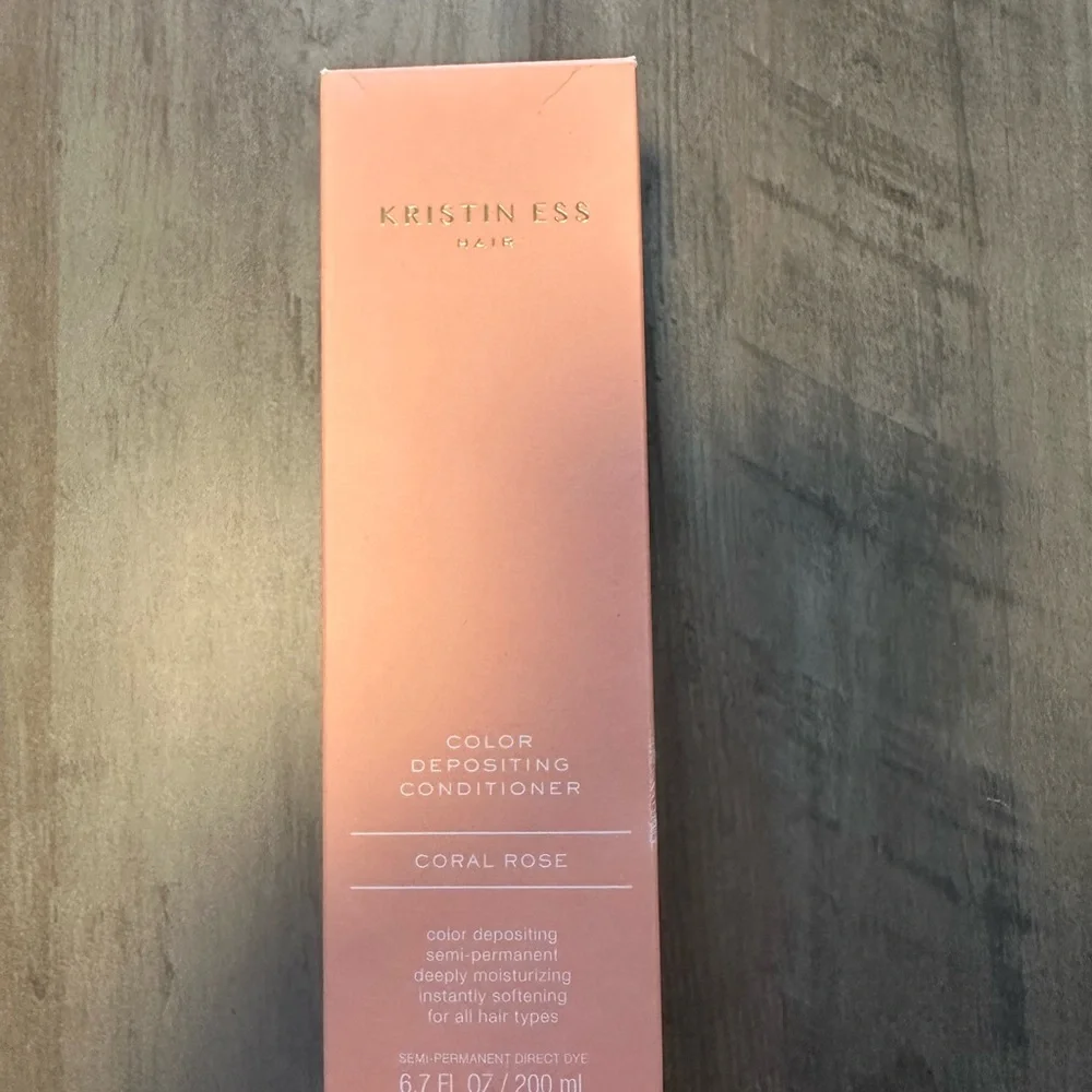 Kristin‎ Ess Coral Rose Color Depositing Conditioner New